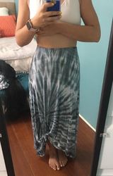 Go Couture Tie Dye Maxi Skirt Photo 0