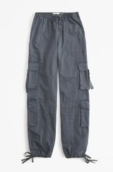 Abercrombie & Fitch Gray Garment Dyed Relaxed Fit Utility Cargo Pants Size XL Photo 0
