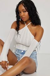 White Halter Top Photo 0