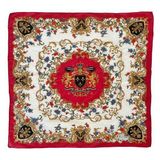 CELINE Paris Vintage French Coat of Arms Neckerchief Handkerchief Square Scarf Photo 0