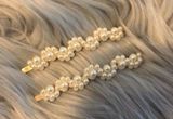 Vintage Pearl Hair Clips Photo 0