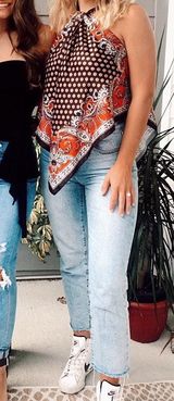 ZARA scarf top Photo 0