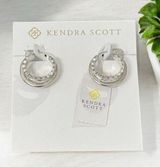 NWT!  Quinn Huggie Earrings in Silver Photo 0