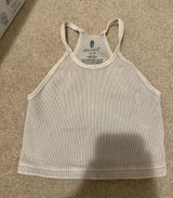 Free People Movement Tan Halter Ribbed Tank Photo 0