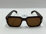 Retro Brown Square Sunglasses / Brown Chunky Sunglasses Photo 0