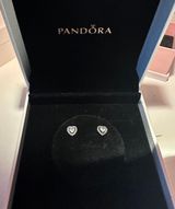 Pandora Elevated Heart Earrings Photo 0