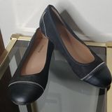 Torrid black zipper cut ballet flats size 10 Photo 0