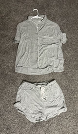 la hearts pacsun grey pajama set Photo 0
