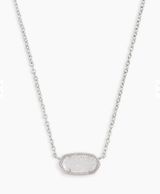 Kendra Scott Silver Elisa Pendant Necklace Photo 0