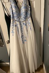 Prom Dress Blue Size 8 Photo 0