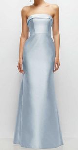 Dessy Mist Trumpet Gown Bridesmaid Dress Photo 0
