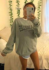 LA Hearts Crew Neck Sweatshirt Photo 0