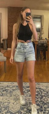 High-rise Mom Shorts Photo 0