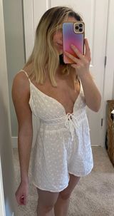 Princess Polly White Romper Photo 0