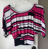 Wet Seal Striped Crop Top Photo 0