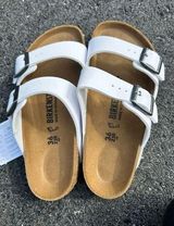 Birkenstock Women Men NEW Arizona Classic Cork Footbed 2-Strap Slides Sandal Photo 0