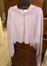 Lavender Crop Top Jacket Photo 0