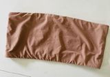 SKIMS Fits Everybody Strapless Bandeau Bra Sienna Brown Size L Seamless Stretch Photo 0