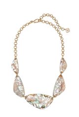 McKenna Statement Necklace Vintage Gold NWT Photo 0