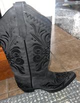 Corral Black Cowboy Boots Photo 0