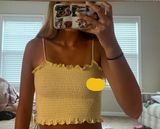 Tilly's Yellow crop top  Photo 0