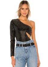 H:ours Karly Sequin Bodysuit Photo 0