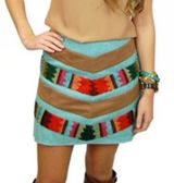 Judith March Patchwork Boho Skirt Photo 0