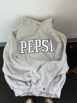 Pepsi Vintage  Gray Hoodie Photo 0