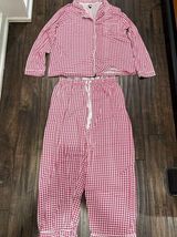 Jaclyn Smith Pink and White Pajama Set Classic Intimates Photo 0