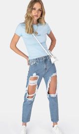 Adika Ripped Mom Jeans Photo 0