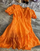 Simplee Apparel Orange Dress Photo 0