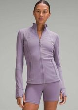 Lululemon Define Jacket *Luon Purple Ash Full Zip Womens 12 Athletic Gym Shaping Photo 0