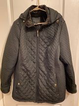 Weatherproof Black Quilted Hooded Jacket Photo 0
