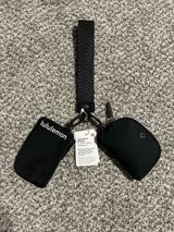 Dual Wrist Pouch Black New With Tags Photo 0