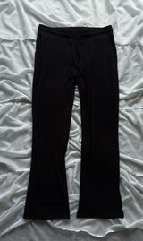 Suzette Collection black Wide Leg Sweatpants Photo 0