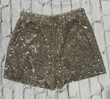 Gianni Bini  size 4 pull on sequin shorts Photo 0