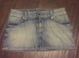 2000’s Y2k low rise mini denim  skirt Photo 0