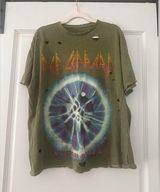 Urban Outfitters  Def Leppard Distressed T Shirt Size S/M Photo 0