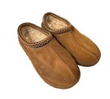 UGG Womens Chestnut Suede Tasman II Lined Slippers AJ-604 Size 8 Photo 0