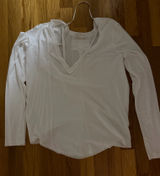 Free People White Long Sleeve Photo 0