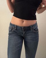 Amethyst Jeans Amethyst Low Rise Jean  Photo 0