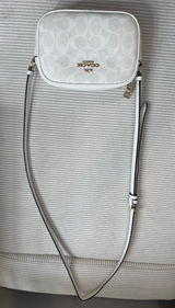 White Coach Crossbody Bag Photo 0