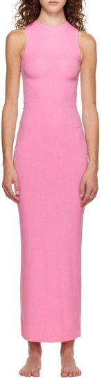 SKIMS Bubblegum Pink Maxi Dress Photo 0