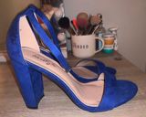 Royal Blue Heels Size 10 Photo 0
