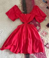Free People  Dress Mini red Photo 0