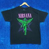 Nirvana T-Shirt – Size L/XL – Classic Rock Band Graphic Tee Photo 0
