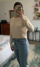 Croptop Sweater White Photo 0