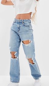 American Eagle Outfitters Mom Ripped Jeans Photo 0