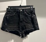 Black Denim Shorts Photo 0