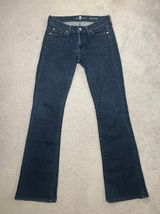 Vintage dark wash bootcut low rise jeans Photo 0